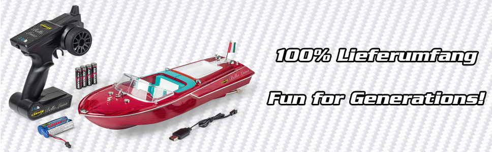 Carson 7,4V 1200mAh LiION Akku Für Bella Luisa RC Boot - Ersatzakku